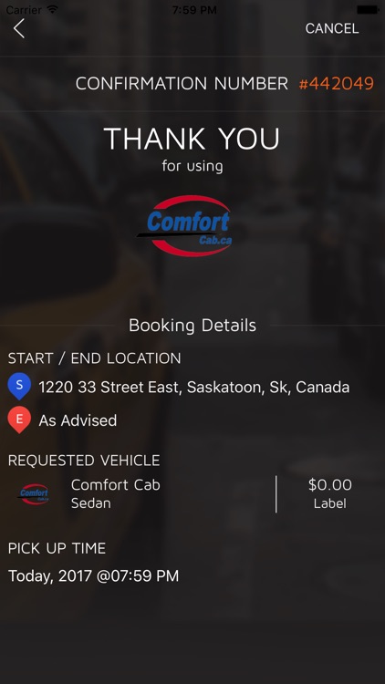 Comfort Cab screenshot-3