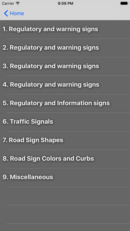 WA DOL Road Sign Flashcards