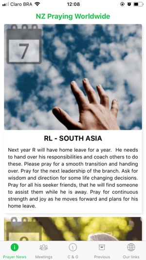 WEC NZ Prayer App