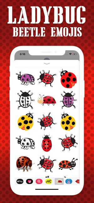 Ladybug Beetle Emojis(圖3)-速報App