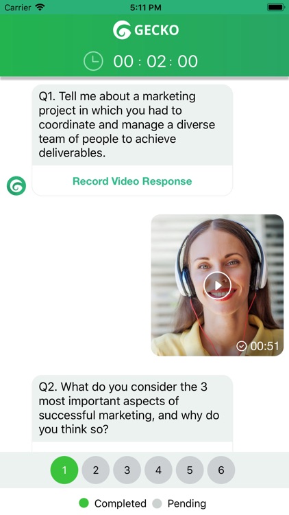 Gecko: The Video Interview Bot screenshot-3