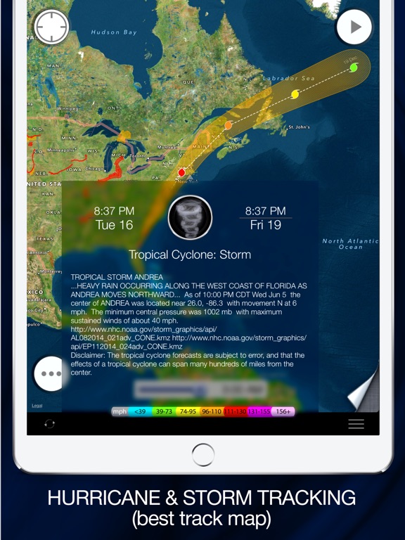 Radar MAX: NOAA Weather radar iPad Radar MAX: NOAA Weather radar iPad