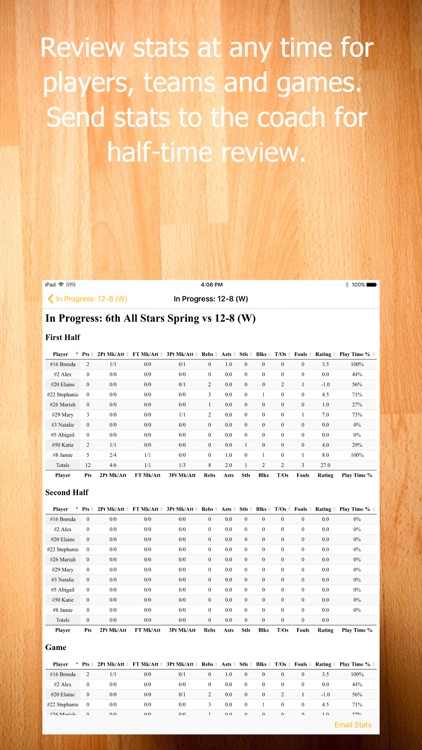 TeamStats Basketball screenshot-3