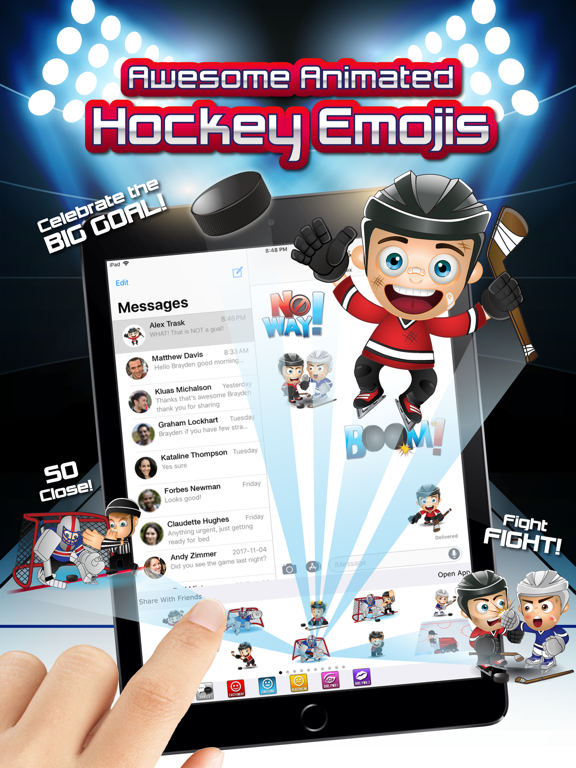 Hockey Emojis Nationのおすすめ画像2