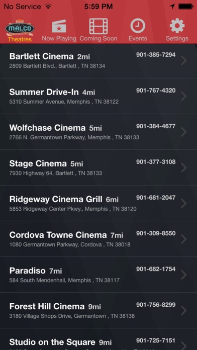 How to cancel & delete Malco Theatres from iphone & ipad 2
