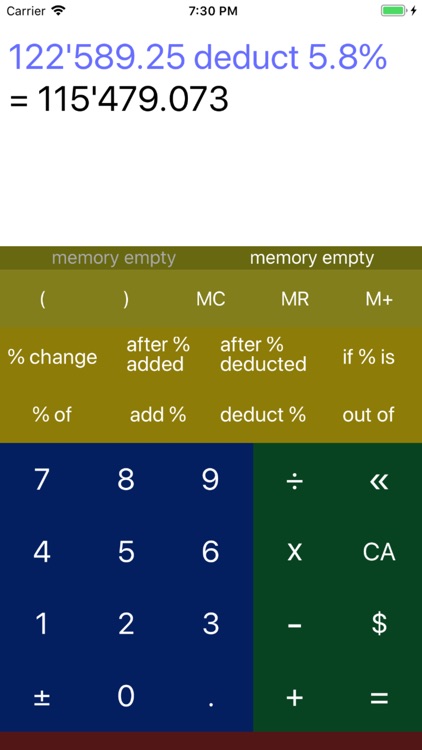 Percentage Calculator 7