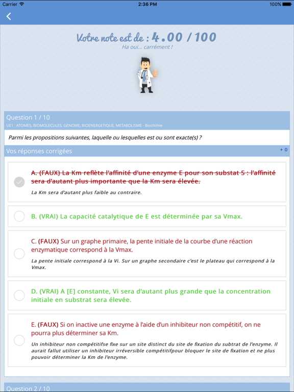 DOC PACES QCM et annales PACES DOC PACES QCM et annales PACES