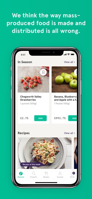 farmdrop on the app store screenshots