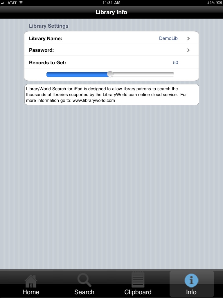 LibraryWorld Search for iPad screenshot 3