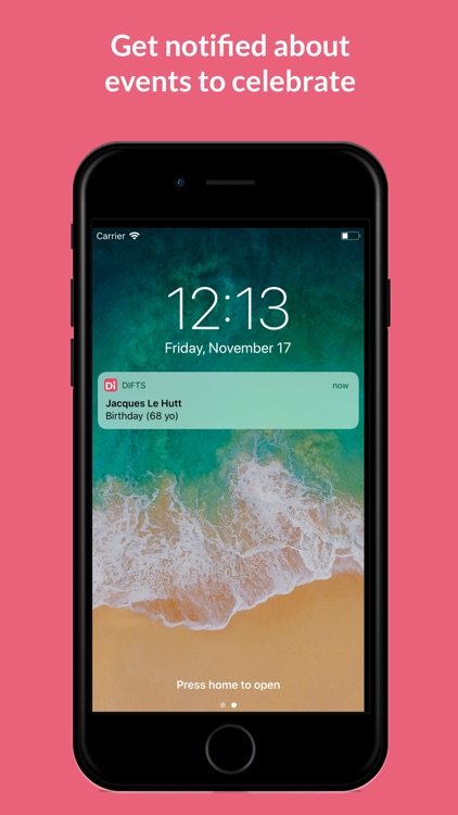 Difts-Events of your contacts