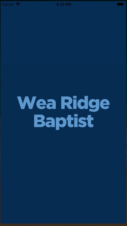 Wea Ridge Baptist Church