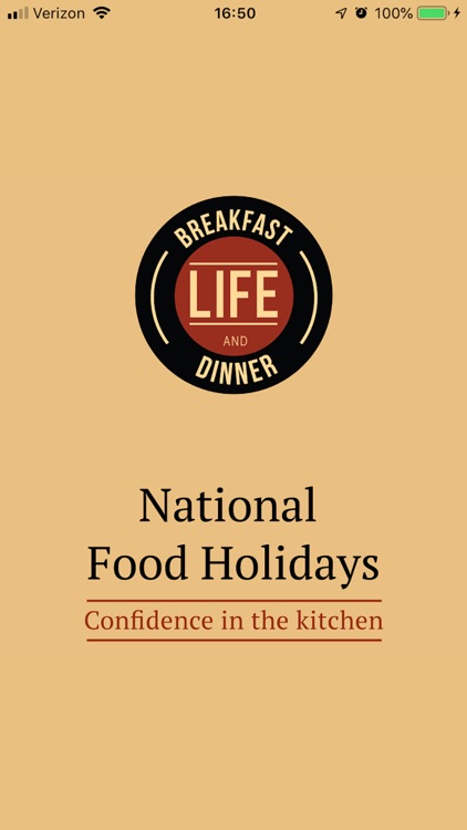 National Food Holidays