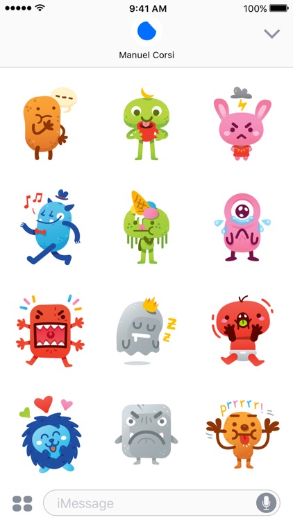 Cute Freak Monsters Emoji