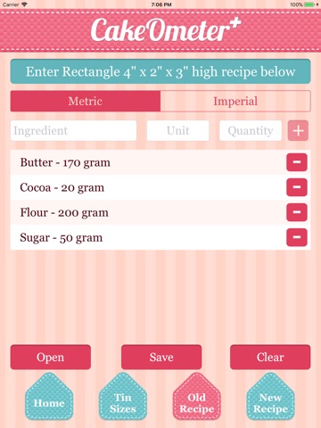 CakeOmeter screenshot 2