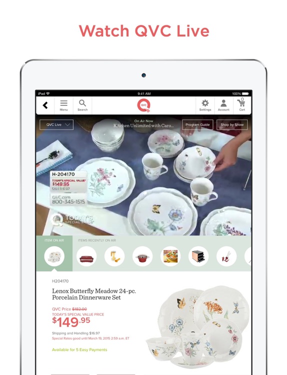 QVC for iPad screenshot-0