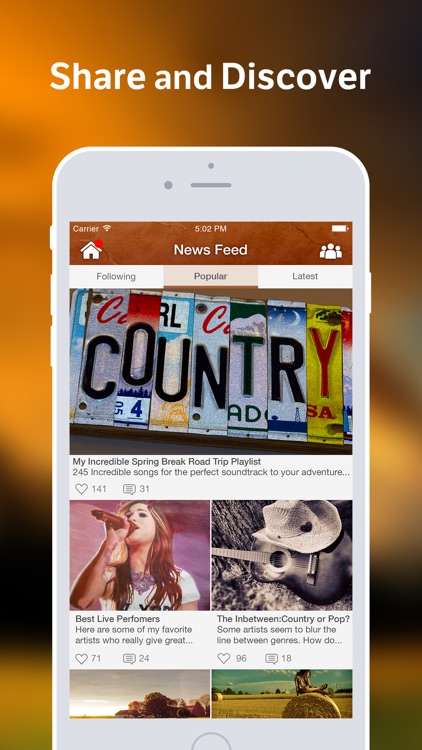 Amino for: Country Music