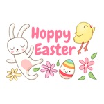 Hoppy Easter Spring Sticker