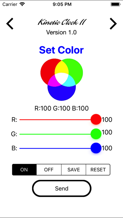 Kinetic Clock Remote Control screenshot 2