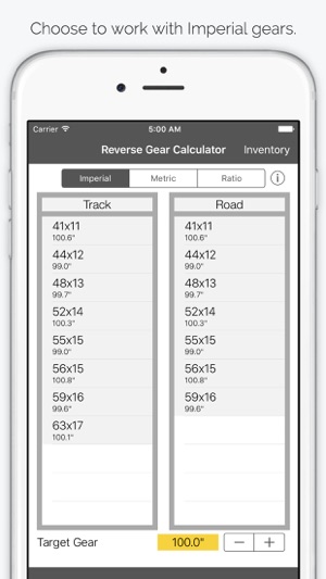 Track Cycling Gear Calculator