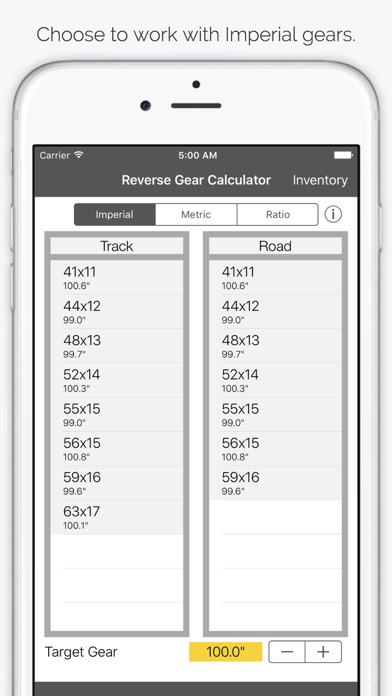 Track Cycling Gear Calculator Preview.