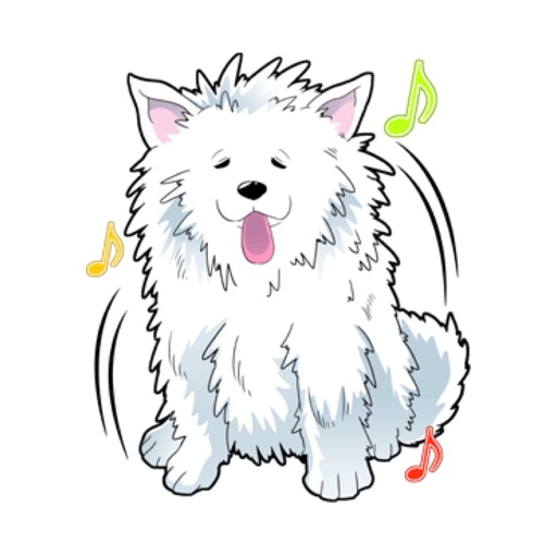 Samoyed The Dog Stickers icon