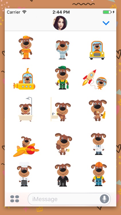 Puppy Dog : Funny Stickers