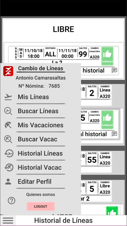 Cambio de Lineas screenshot-3