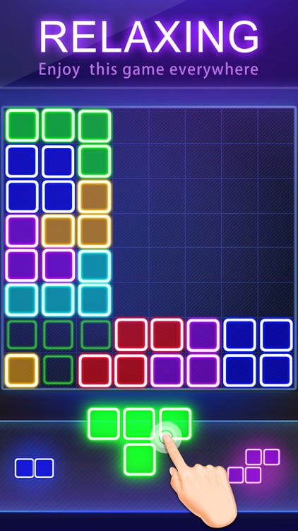 Block Puzzle -Glow Puzzle Game