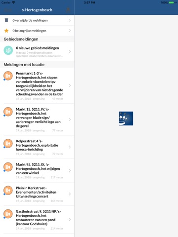 sHertogenbosch OmgevingsAlert screenshot 3