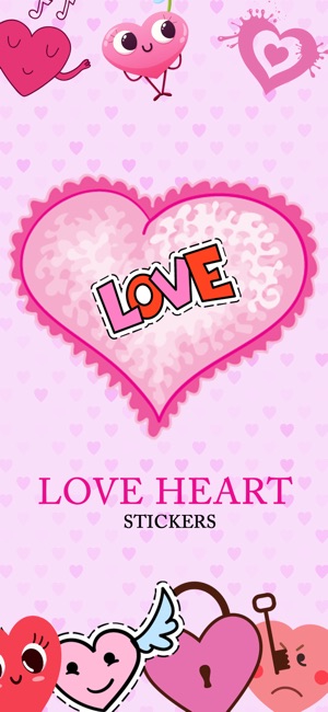 Lovely Heart Stickers