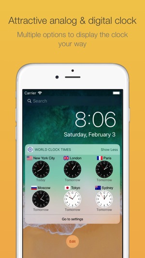 World Clock Time Today Widget(圖1)-速報App