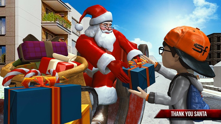 Santa Christmas Gift Delivery