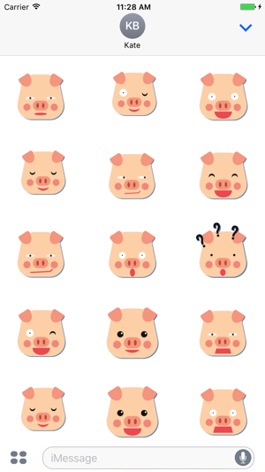 Pig emoji smiley pack