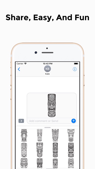 Tiki Sticker Pack screenshot 2