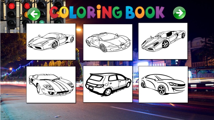 Best Coloring Painting of Cars