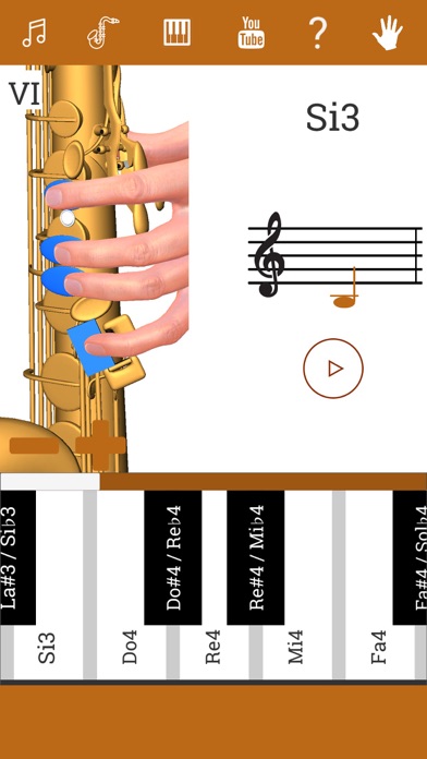 3D Saxophone Fingering Chart screenshot 4