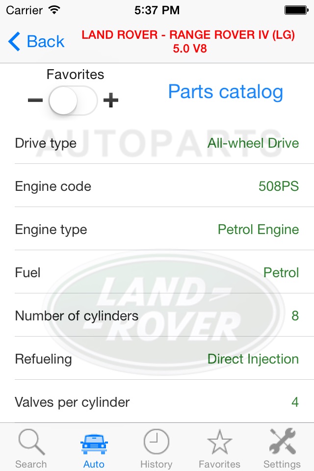 Autoparts for Land Rover screenshot 4