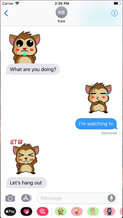 Shimon - Chipmunk Emoji GIF screenshot 4