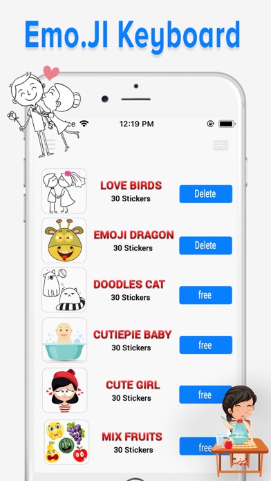 Emoji Keyboard - Chat Stickers screenshot 2