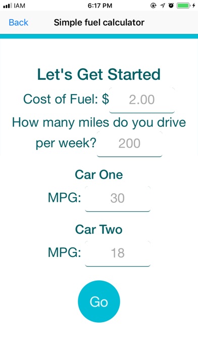 Simple Fuel Cost Calculator screenshot 3