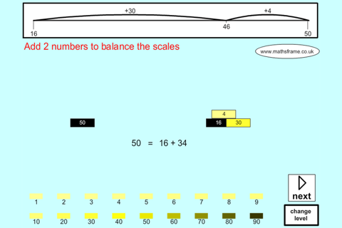 Difference unmarked numberline screenshot 4