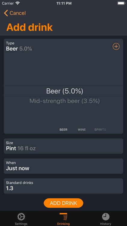 RationAle – Drink Tracker