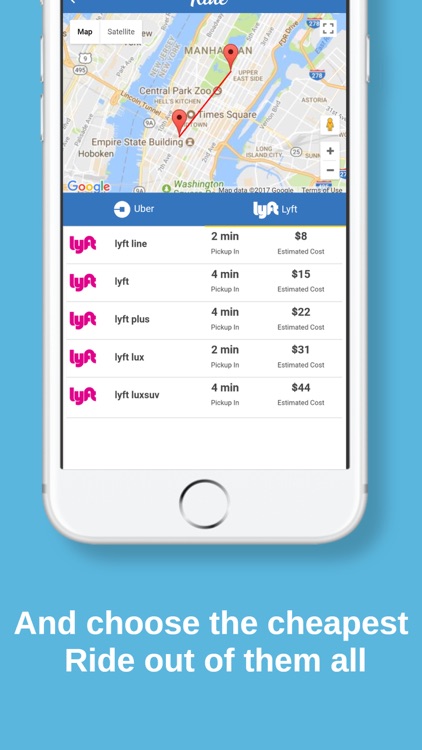 Ride - Compare Taxi App Prices