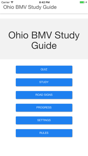 Ohio BMV Study Guide