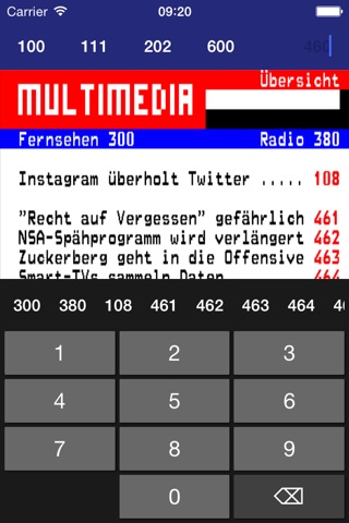 lillyText - ORF Teletext screenshot 2