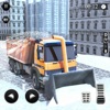 Winter Crane Plow Truck Blower