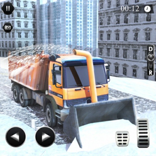 Winter Crane Plow Truck Blower