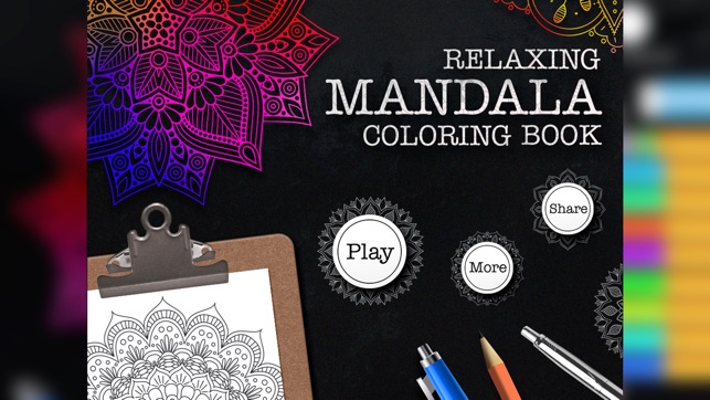 Relaxing Mandala Colorbook(圖2)-速報App