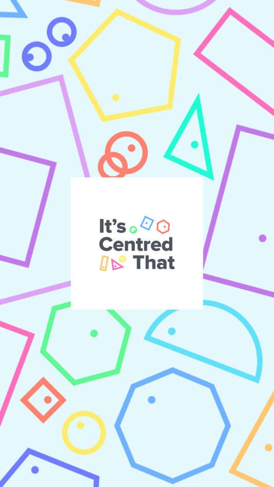 Its centered that