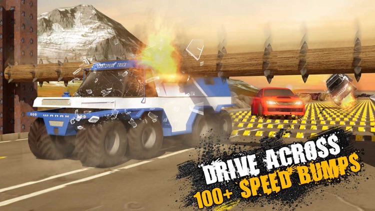 Speed Bump Car Crash Derby 3D screenshot-4
